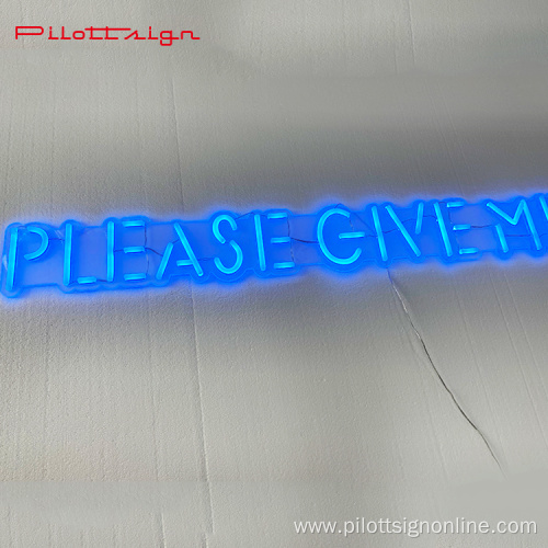 custom advertising neon sign for shop logo